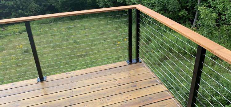 Installing Deck Cable Railing in El Monte, CA